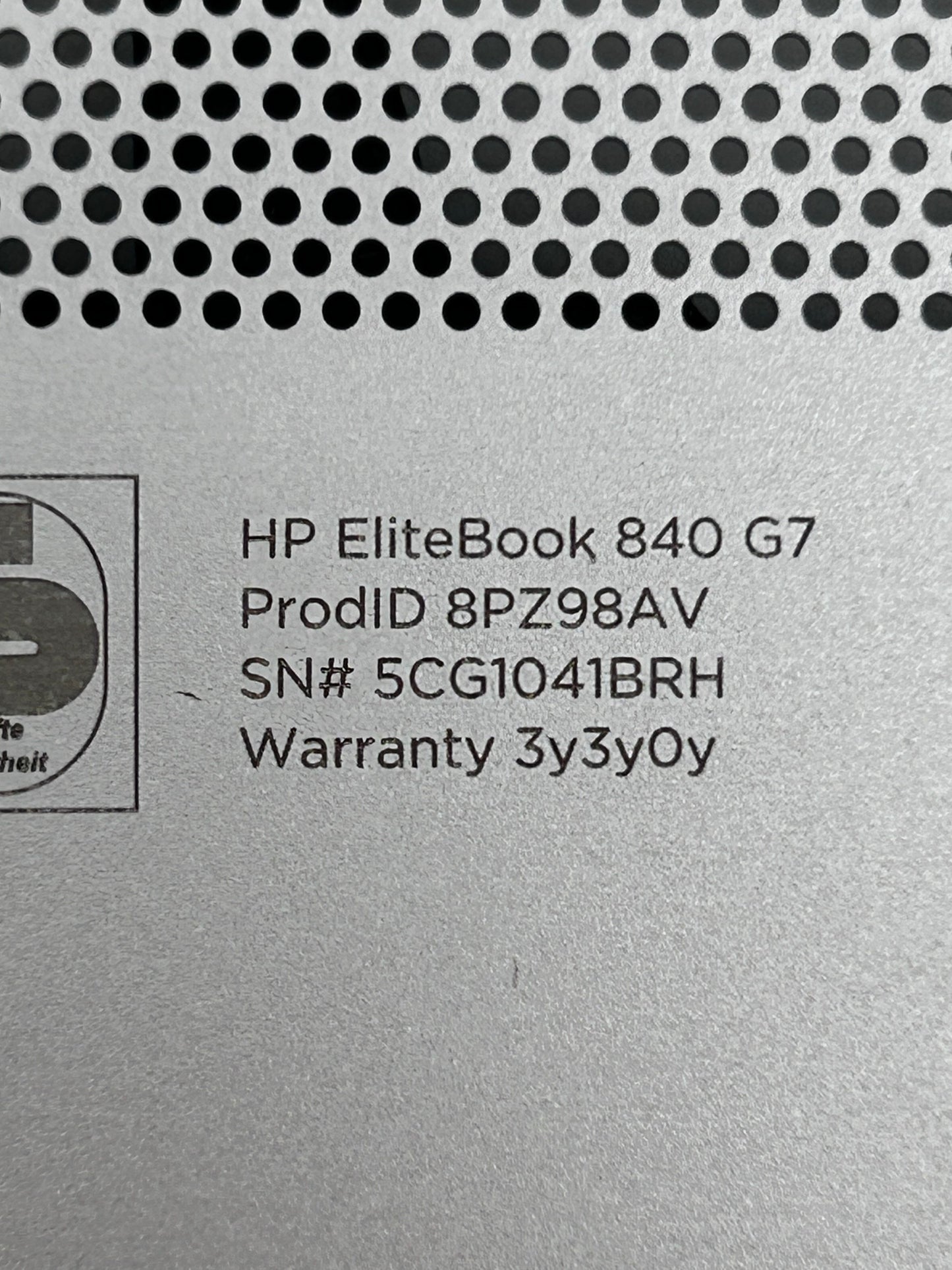 HP EliteBook 840 G7 Apatinis Korpuso Dangtis Dugnas (Lower Bottom Base) 6070B1707601 M07095-001