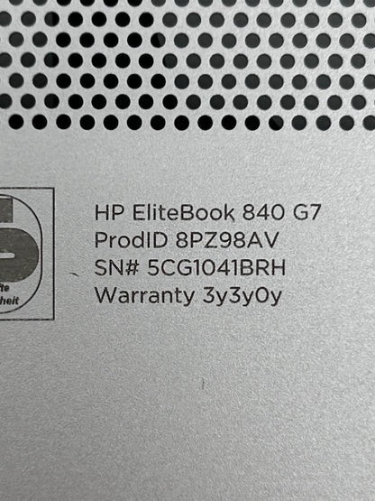 HP EliteBook 840 G7 Apatinis Korpuso Dangtis Dugnas (Lower Bottom Base) 6070B1707601 M07095-001