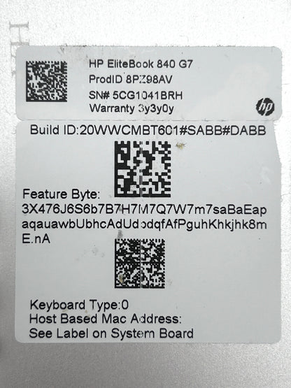 HP EliteBook 840 G7 Apatinis Korpuso Dangtis Dugnas (Lower Bottom Base) 6070B1707601 M07095-001