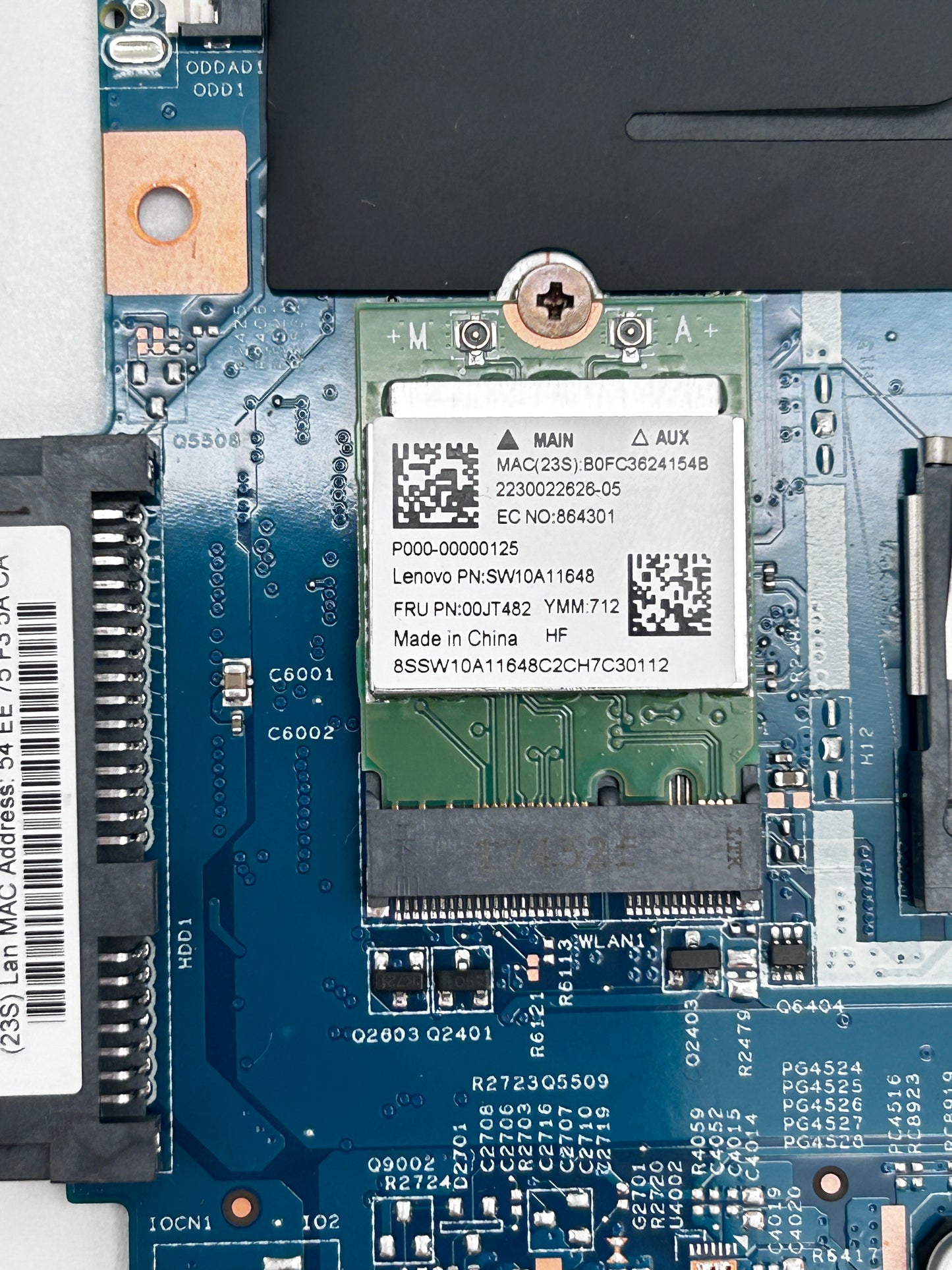 Lenovo V110-15IAP Motininė Pagrindinė Plokštė Intel Celeron N3350 (Ištestuota ir pilnai veikianti)