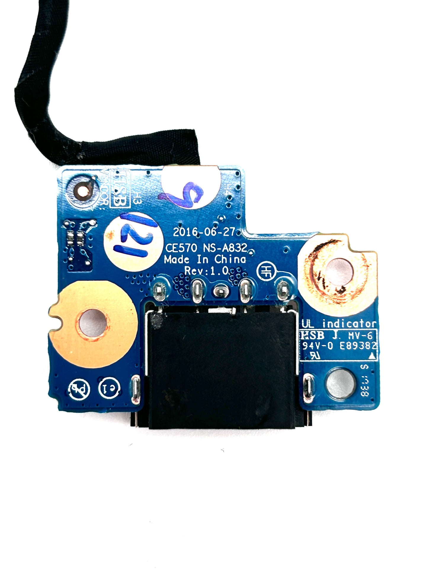 Lenovo ThinkPad E570 E575 Maitinimo Lizdas Power Jack (DC IN Jack) 8-Pin NS-A832