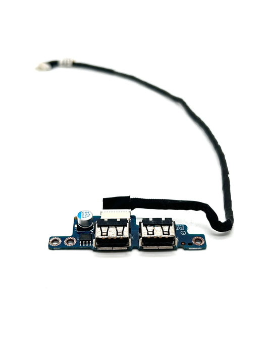 HP Compaq Precario C700 C740EM 2x USB Plokštė Su Kabeliu DC02000FR00