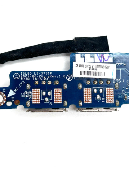 HP Compaq Precario C700 C740EM 2x USB Plokštė Su Kabeliu DC02000FR00