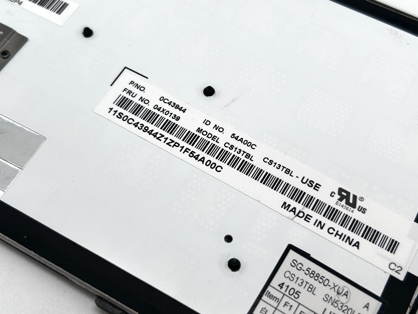 Lenovo ThinkPad T440 T450 L460 Klaviatūra US QWERTY (su apšvietimu) 04X0139 / 0C43944
