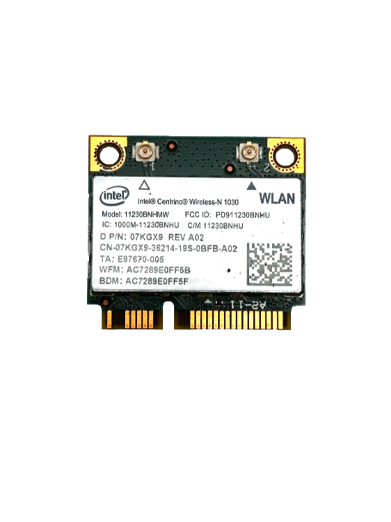 Dell Vostro 3550 Intel Wireless-N 1030 WiFi Tinklo Plokštė 11230BNHMW 07KGX9