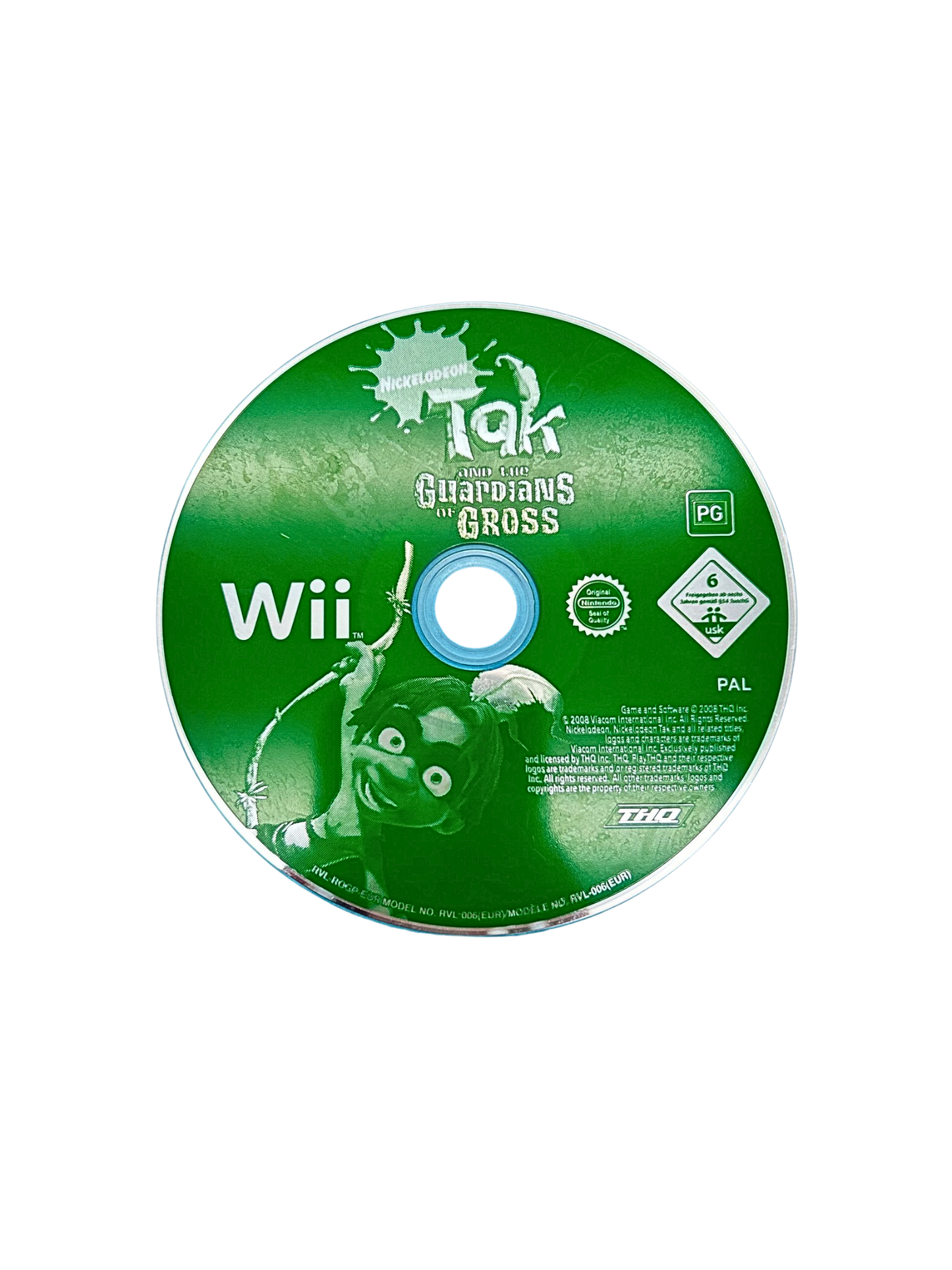 Nintendo Wii ,,Tak and the Guardians of Gross" Žaidimų Diskas (PAL)