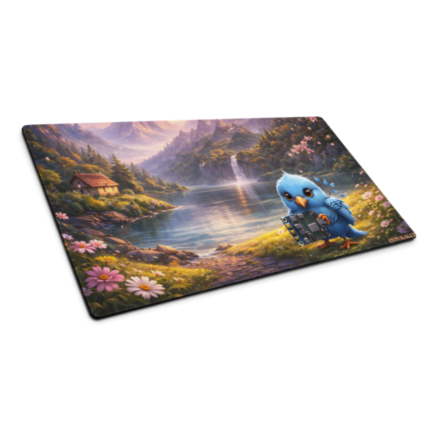 Labai Didelis ,,Cypukas Country Side'' Žaidimų Kilimėlis Mousepad 90x40 + DOVANA!