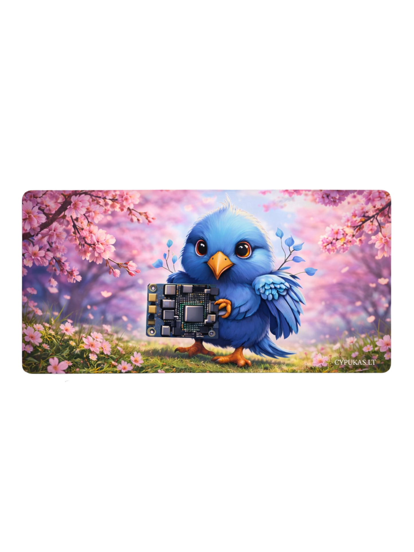 Labai Didelis ,,Cypukas Cherry Blossoms'' Žaidimų Kilimėlis Mousepad 90x40 + DOVANA!