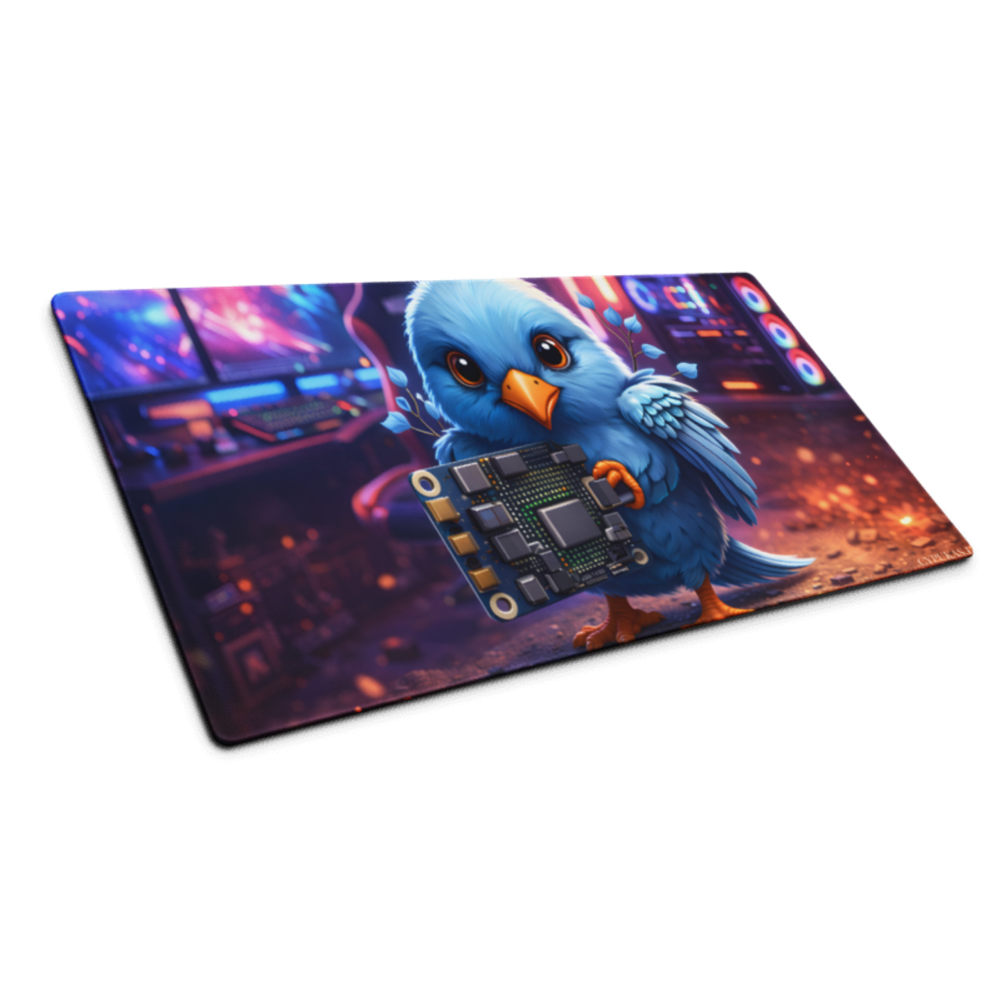Labai Didelis ,,Cypukas Midnight Tech'' Žaidimų Kilimėlis Mousepad 90x40 + DOVANA!