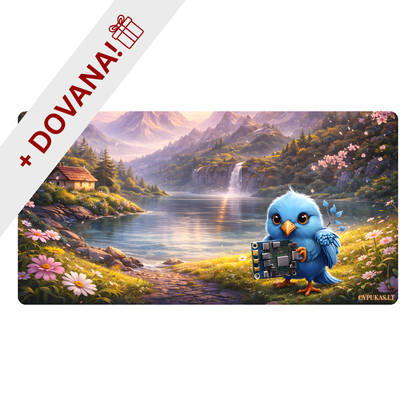 Labai Didelis ,,Cypukas Country Side'' Žaidimų Kilimėlis Mousepad 90x40 + DOVANA!
