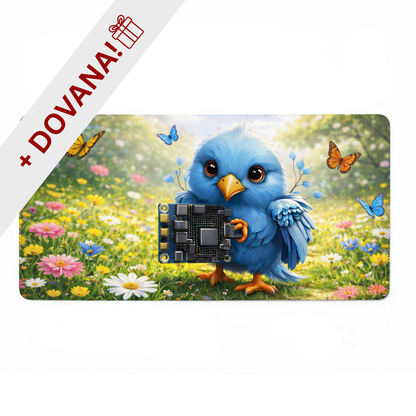 Labai Didelis ,,Cypukas Sunny Meadow'' Žaidimų Kilimėlis Mousepad 90x40 + DOVANA!