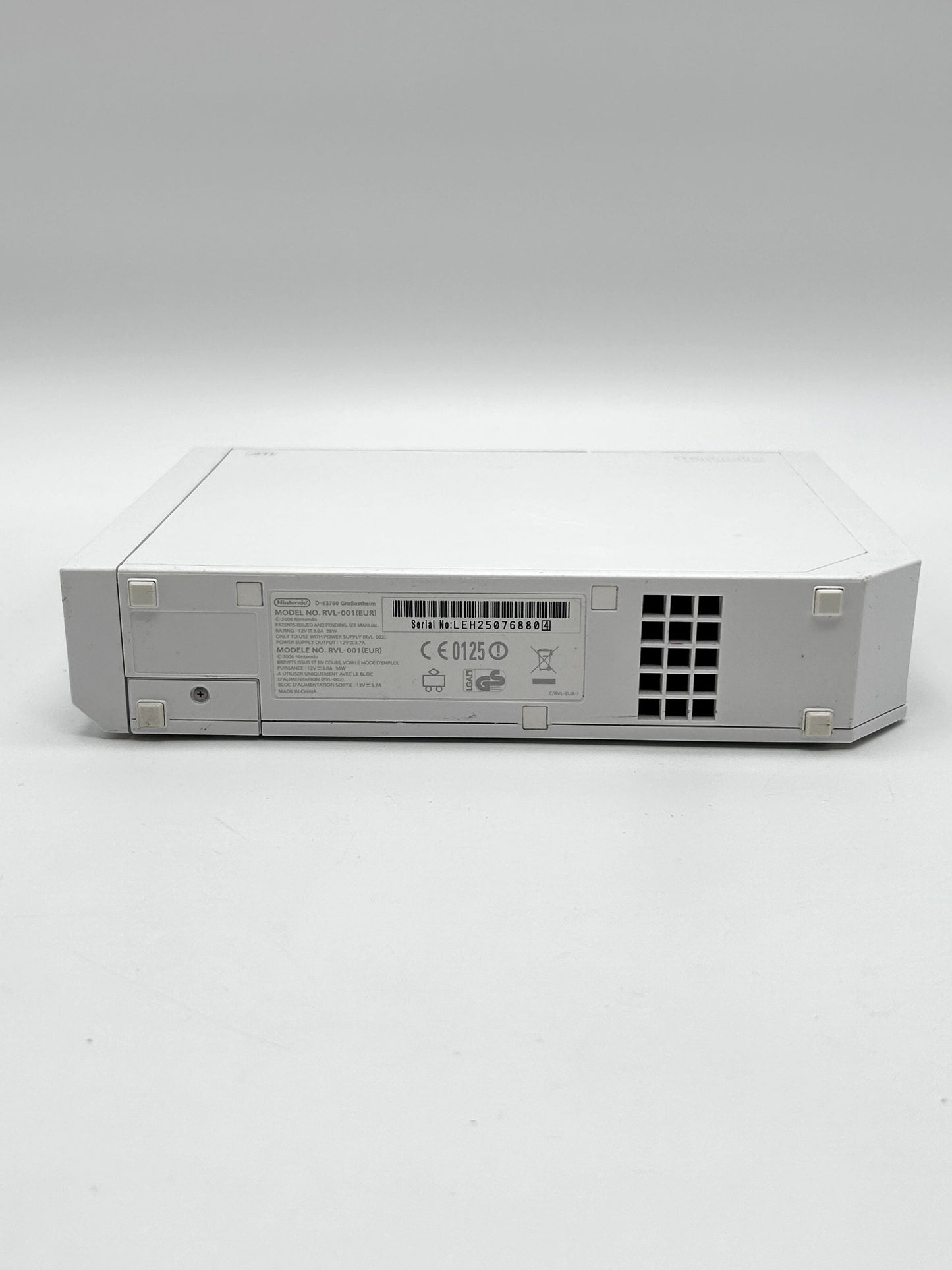 Nintendo Wii RVL-001 Žaidimų Konsolės Baltas Rinkinys
