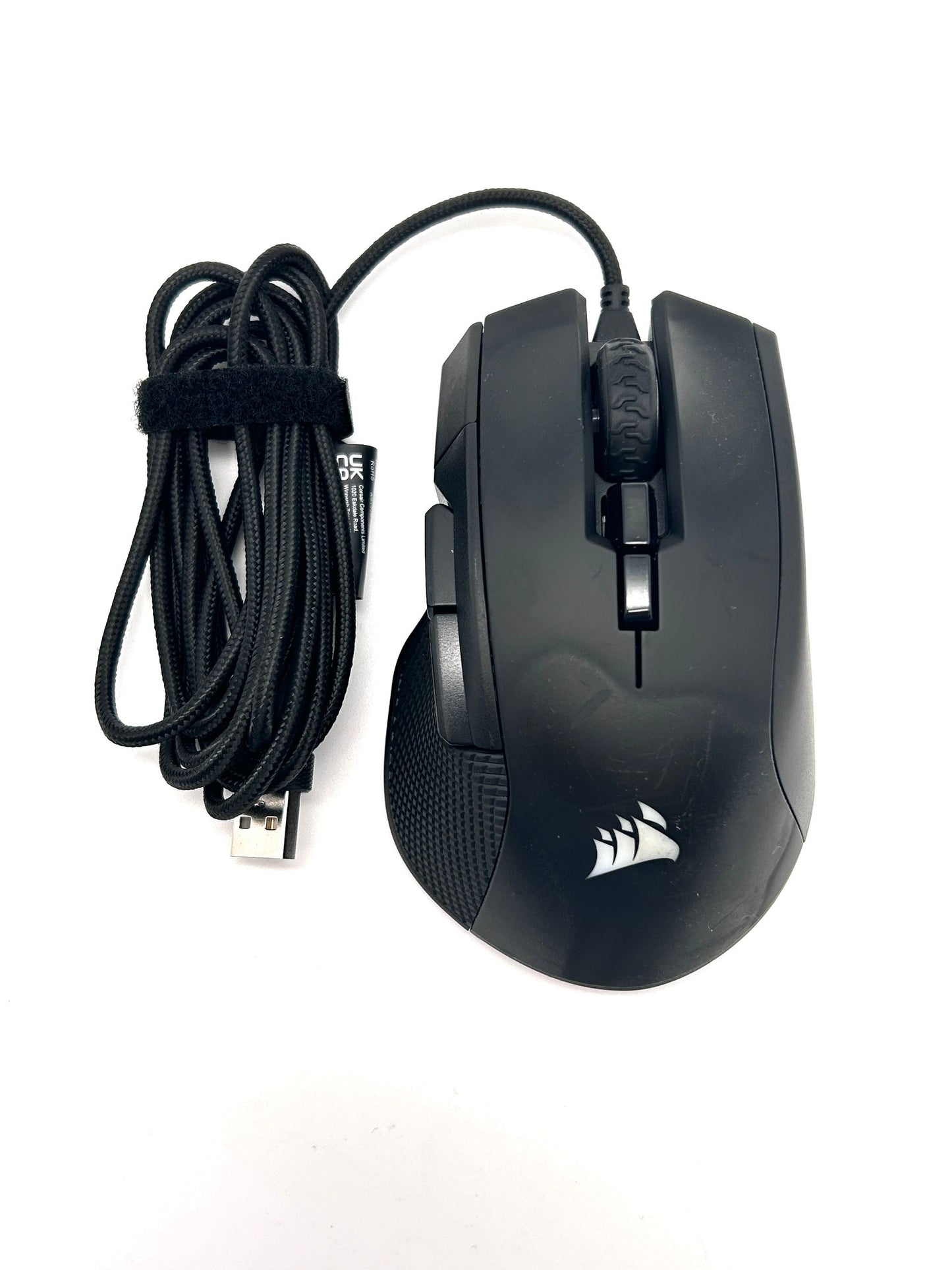 Corsair Ironclaw RGB Laidinė USB Gaming Juoda Pelė
