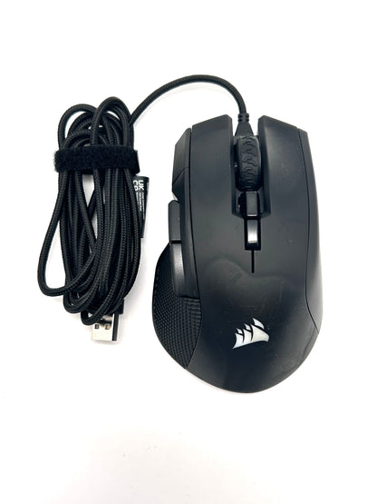 Corsair Ironclaw RGB Laidinė USB Gaming Juoda Pelė