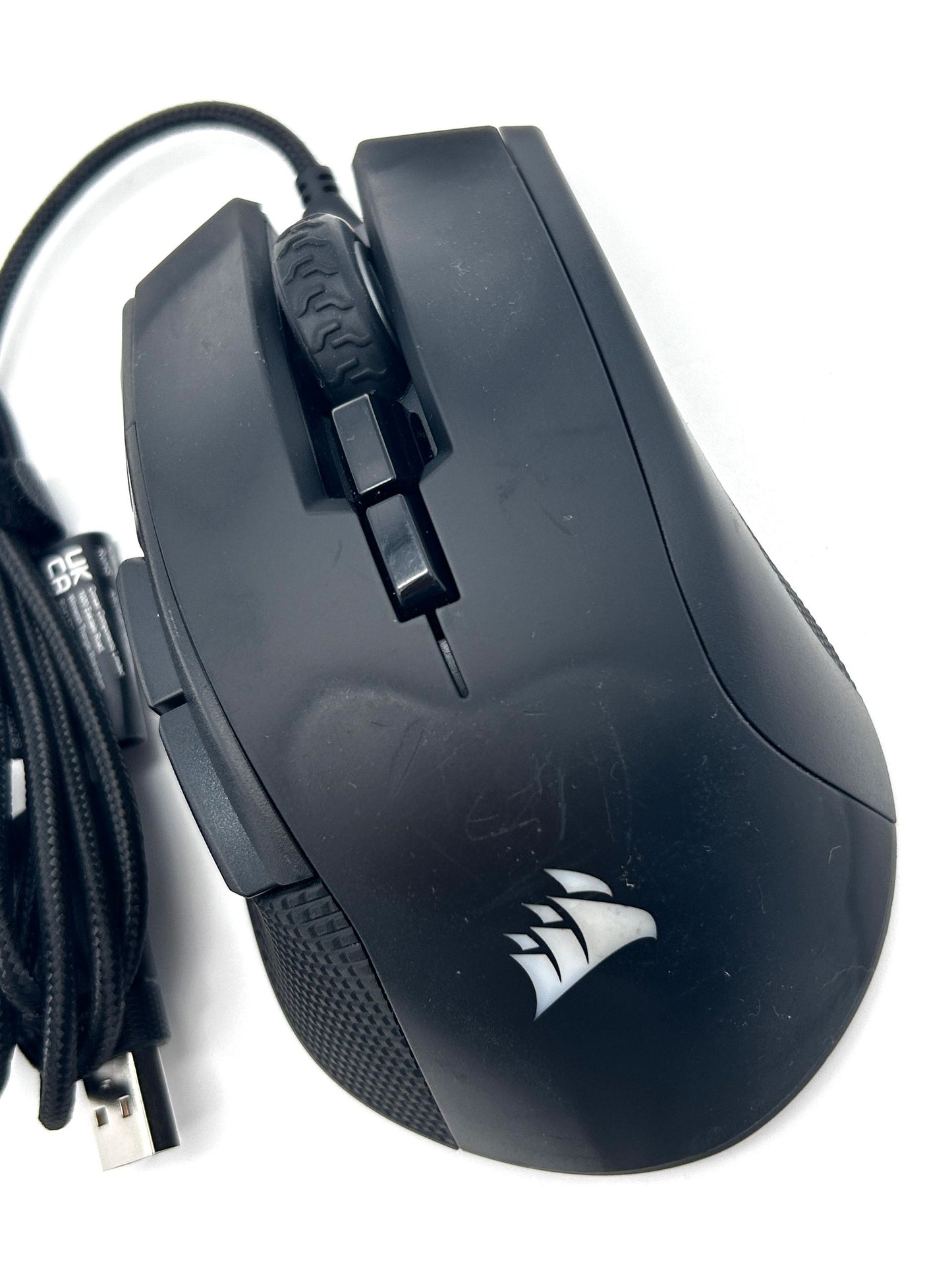 Corsair Ironclaw RGB Laidinė USB Gaming Juoda Pelė