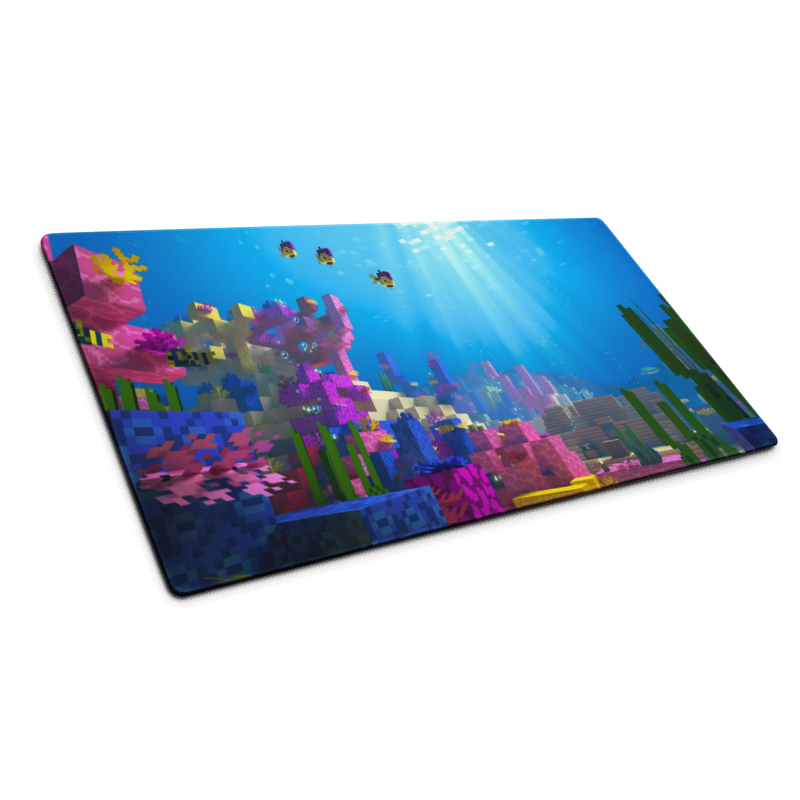 Minecraft ,,Coral Depths'' Žaidimų Kilimėlis Mousepad