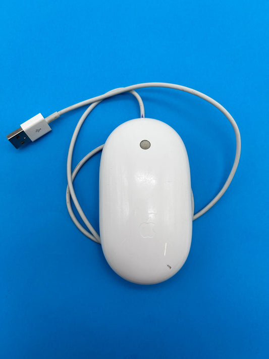 Originali Apple Mighty Mouse A1152 Laidinė Balta Pelė EMC No.: 2058