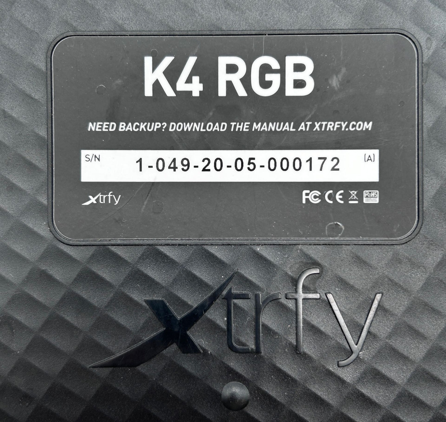 Originali Xtrfy K4 RGB Mechaninė Laidinė Gaming Žaidimų Klaviatūra