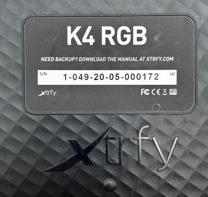Originali Xtrfy K4 RGB Mechaninė Laidinė Gaming Žaidimų Klaviatūra