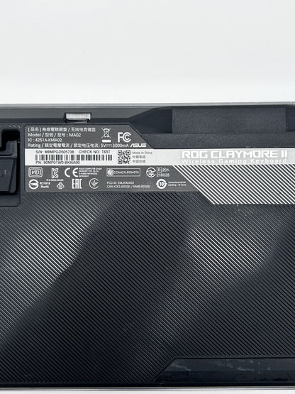 Originali Asus Rog Claymore II 2 Wireless Gaming Šviečianti Mechaninė Žaidimų Klaviatūra