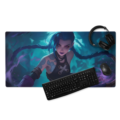 JINX Arcane Skin - League of Legends Žaidimų Kilimėlis Mousepad