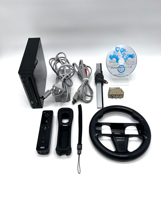 Nintendo Wii RVL-101 Žaidimų Konsolės Juodas Rinkinys