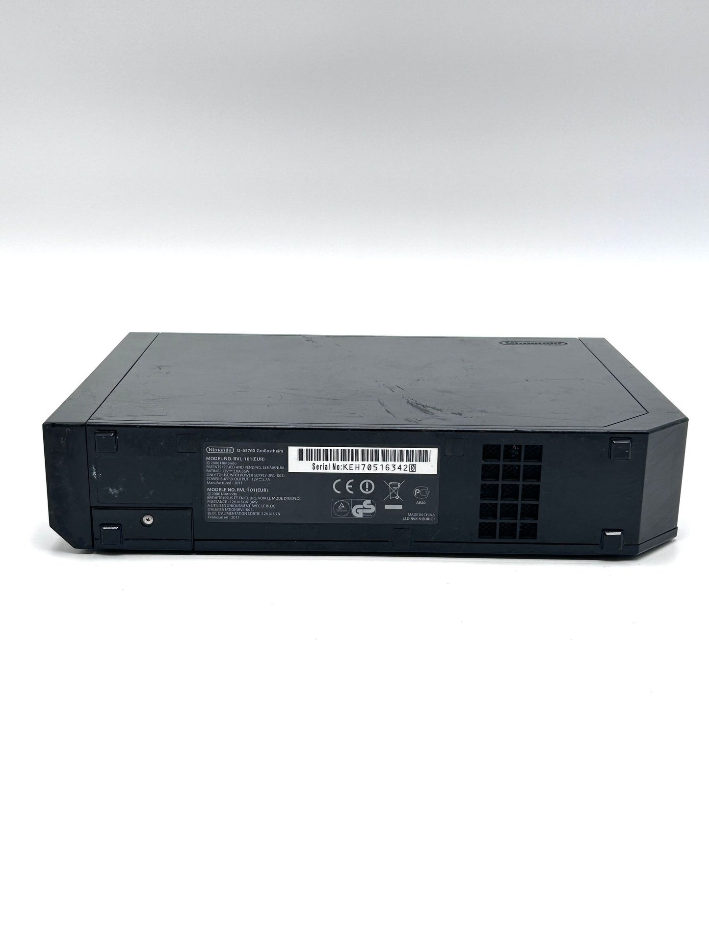 Nintendo Wii RVL-101 Žaidimų Konsolės Juodas Rinkinys