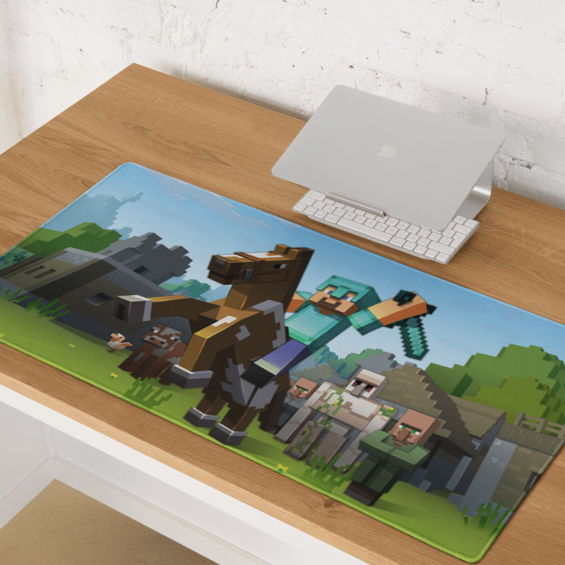 Minecraft ,,Ride to Battle'' Žaidimų Kilimėlis Mousepad