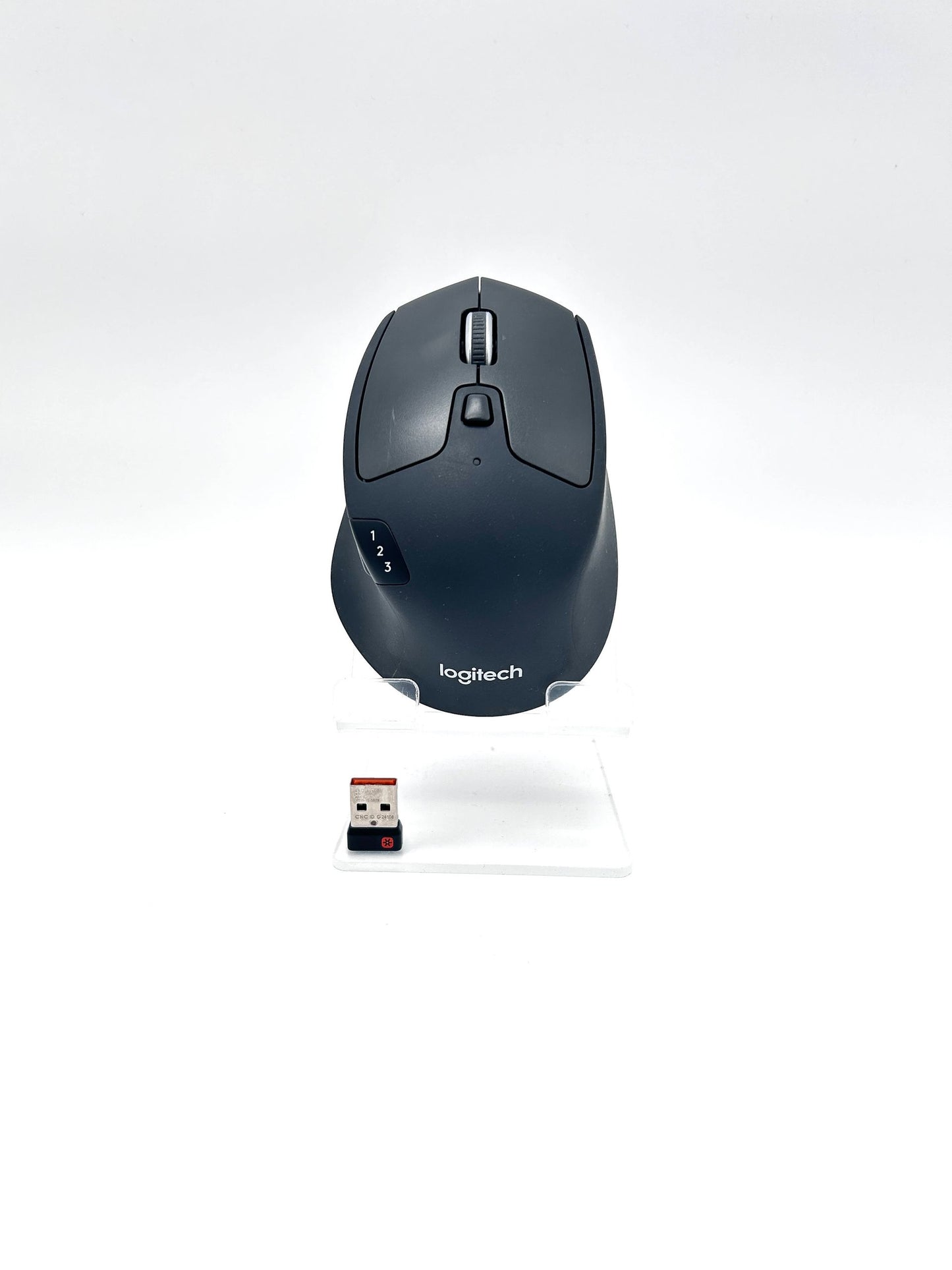 Logitech M720 Triathlon Biuro Ofiso Darbo Belaidė Pilka Pelė