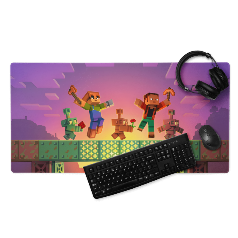 Minecraft ,,Sunset Jump'' Žaidimų Kilimėlis Mousepad
