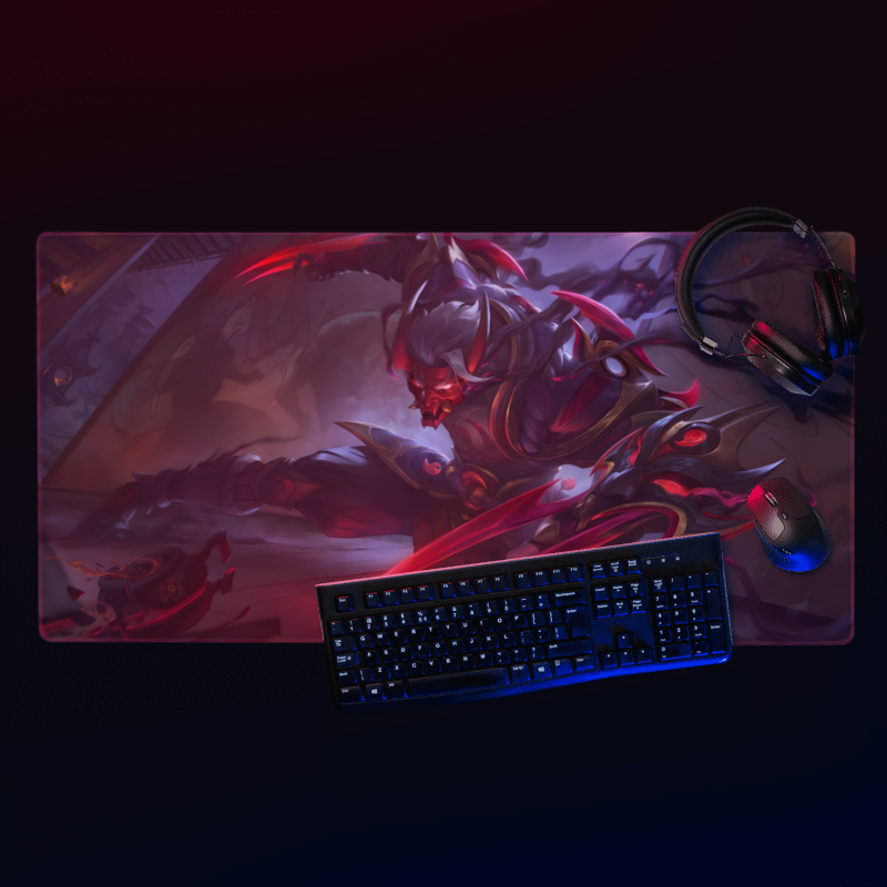 Blood Moon Zed Skin - League of Legends Žaidimų Kilimėlis Mousepad
