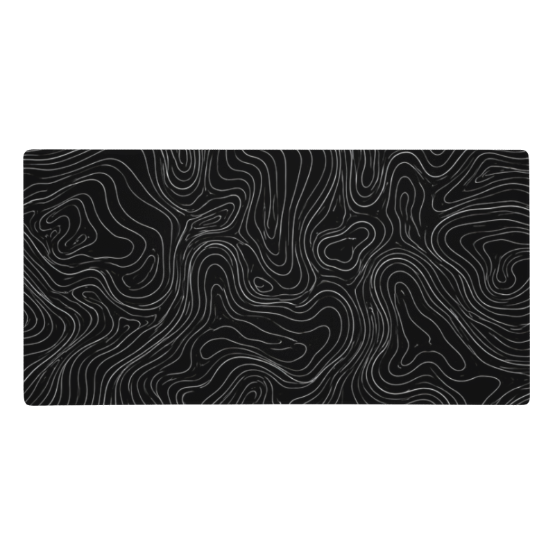 Linijos Raštas Žaidimų Juodas Baltas Kilimėlis Mousepad