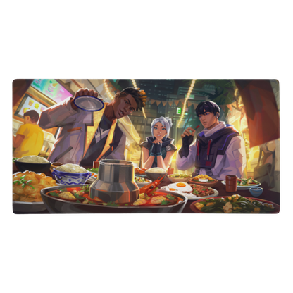 ,,City Dinner'' Valorant Žaidimų Kilimėlis Mousepad