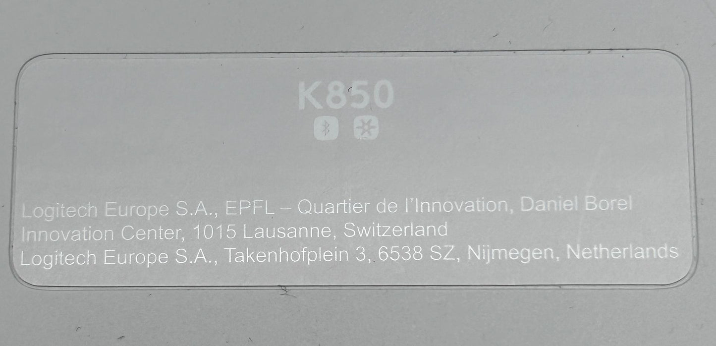Logitech K850 Wireless Bluetooth Belaidė Darbo / Ofiso Klaviatūra
