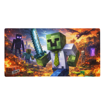 Minecraft ,,Final Raid'' Žaidimų Kilimėlis Mousepad