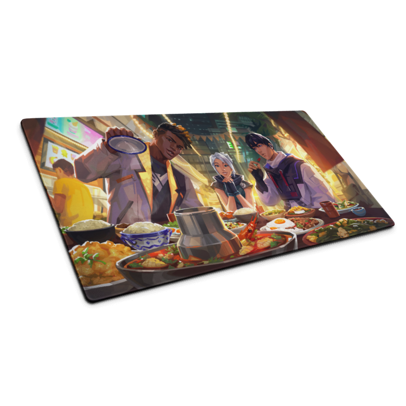 ,,City Dinner'' Valorant Žaidimų Kilimėlis Mousepad