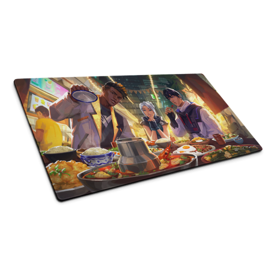 ,,City Dinner'' Valorant Žaidimų Kilimėlis Mousepad