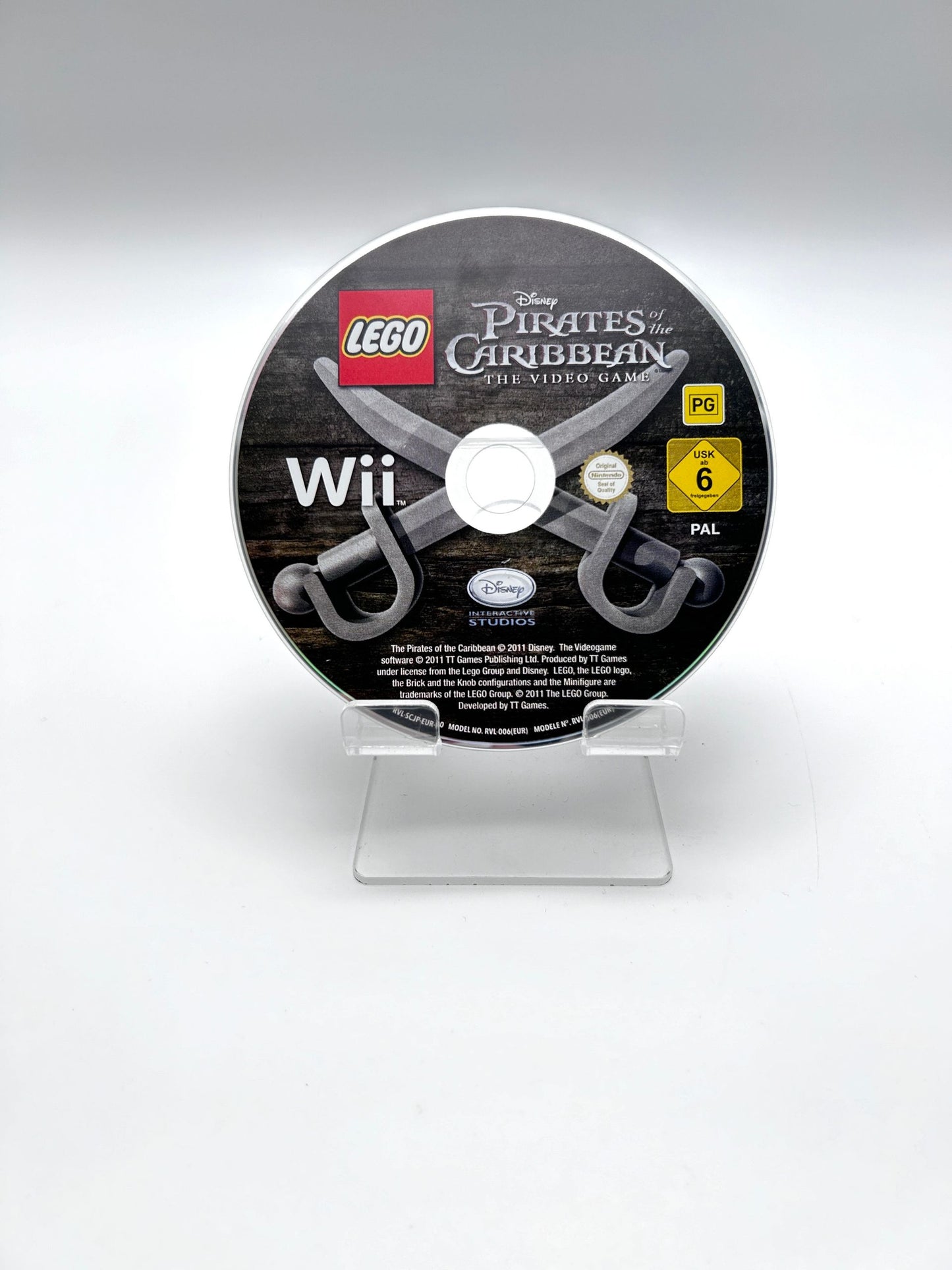 Nintendo Wii ,, LEGO Pirates of the Caribbean: The Video Game " Žaidimų Diskas (PAL)