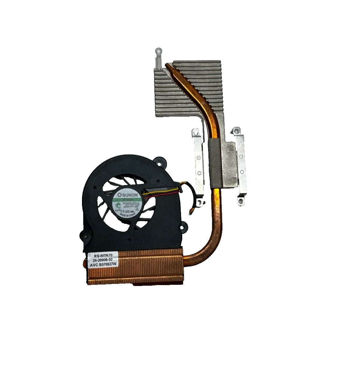 Packard Bell SJ51 Aušintuvas ir Radiatorius (CPU Cooling Fan & Heatsinik) 3-Pin 13.V1.B3077.F.GN