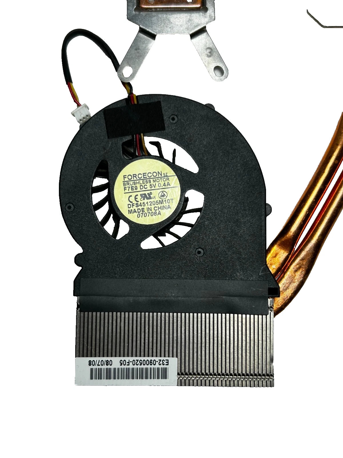 MSI LG LGE50 E500 Aušintuvas ir Radiatorius (CPU Cooling Fan & Heatsinik) DSF451205M10T EAL43465201