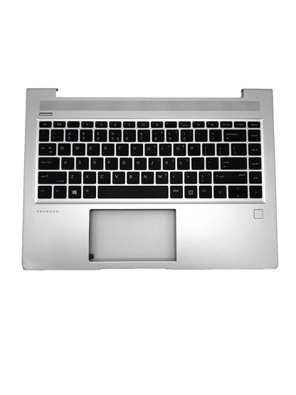 HP ProBook 445 G7 US English Klaviatūros Korpusas (Palmrest) - 4BX8JTATP10