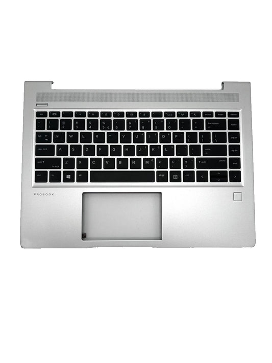 HP ProBook 445 G7 US English Klaviatūros Korpusas (Palmrest) - 4BX8JTATP10