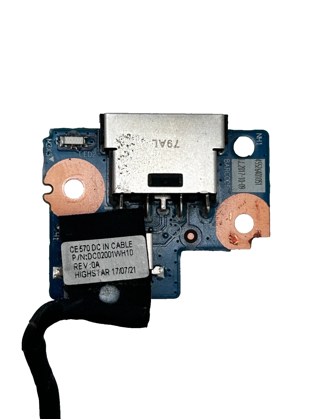 Lenovo ThinkPad E570 E575 Maitinimo Lizdas Power Jack (DC IN Jack) 8-Pin NS-A832