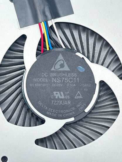 Lenovo V110-15IAP Aušintuvas ir Radiatorius (CPU Cooling Fan & Heatsinik) 5-Pin 5H40M44680 NS75C11